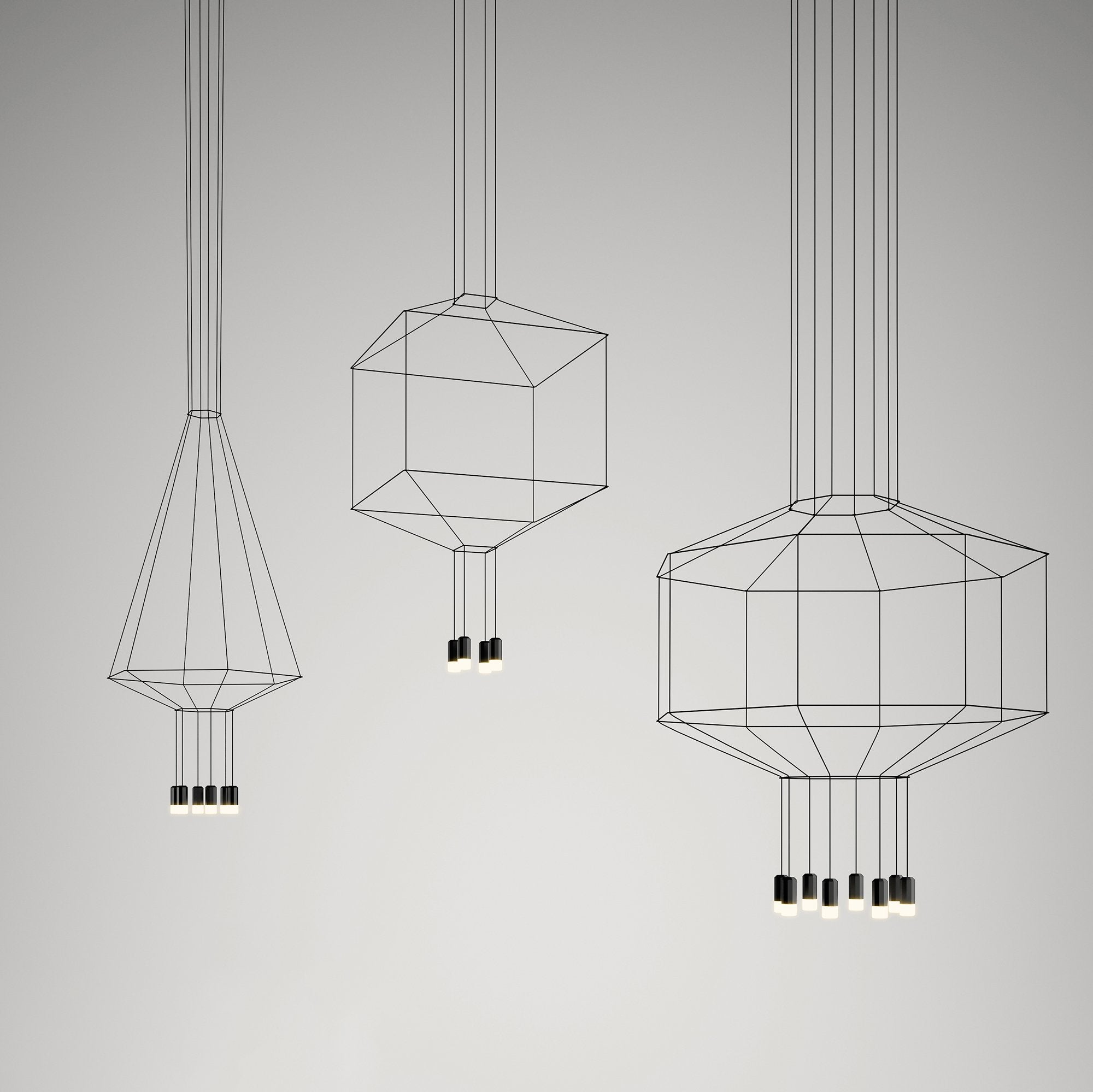 Lines 3D-Hängelampe