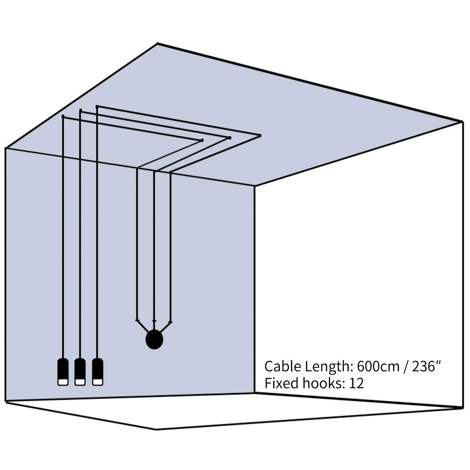 Suspension de forme libre Lines