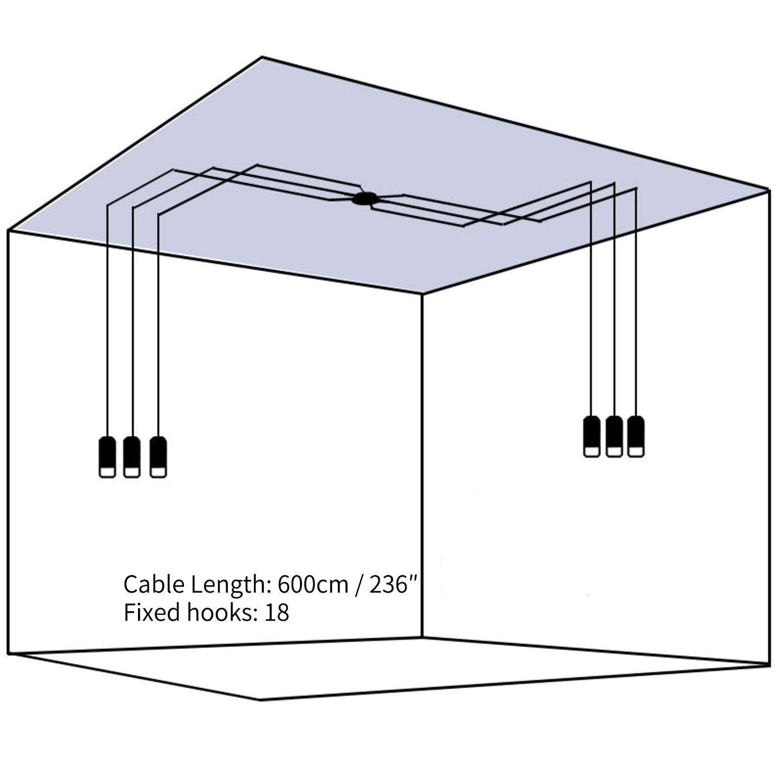 Suspension de forme libre Lines