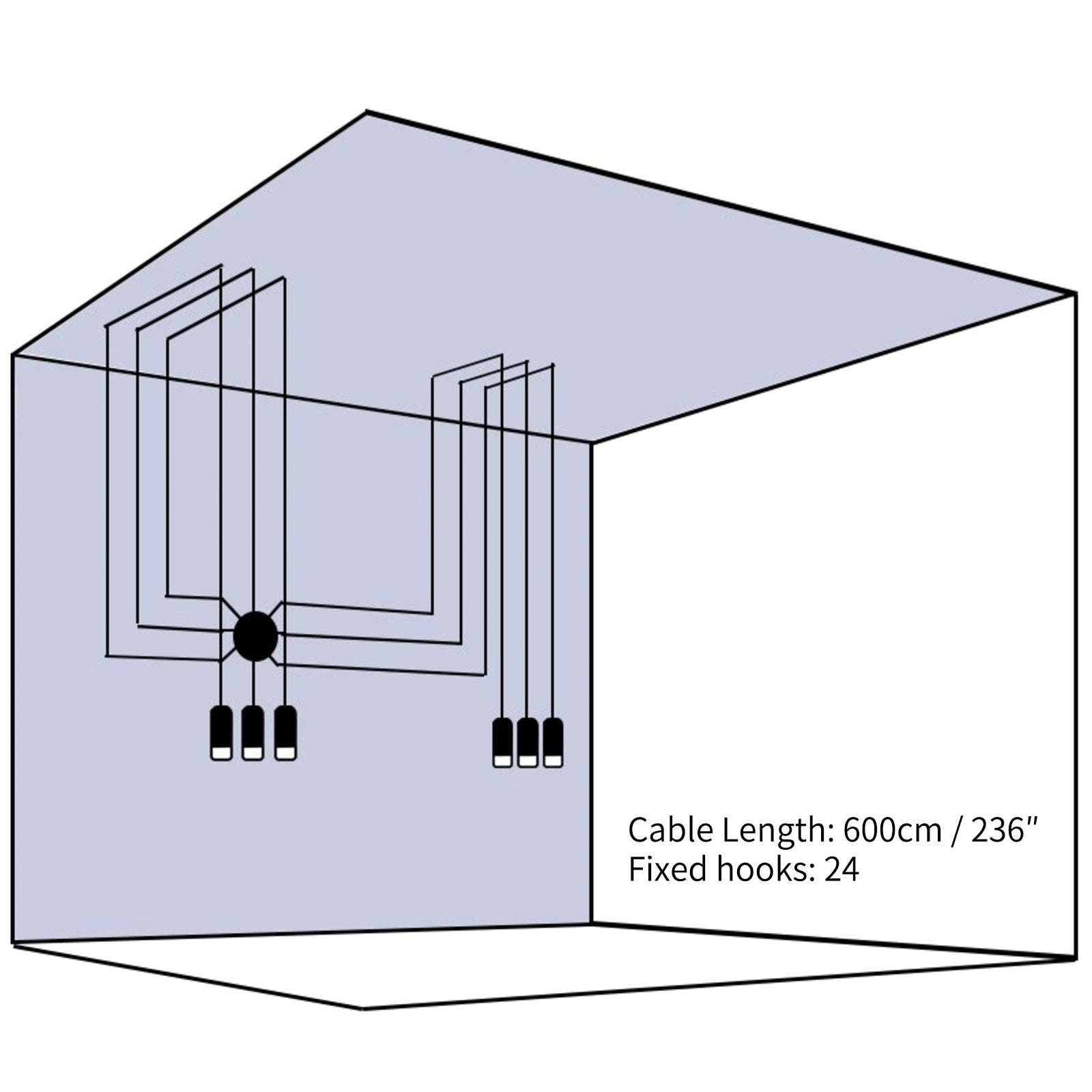 Suspension de forme libre Lines