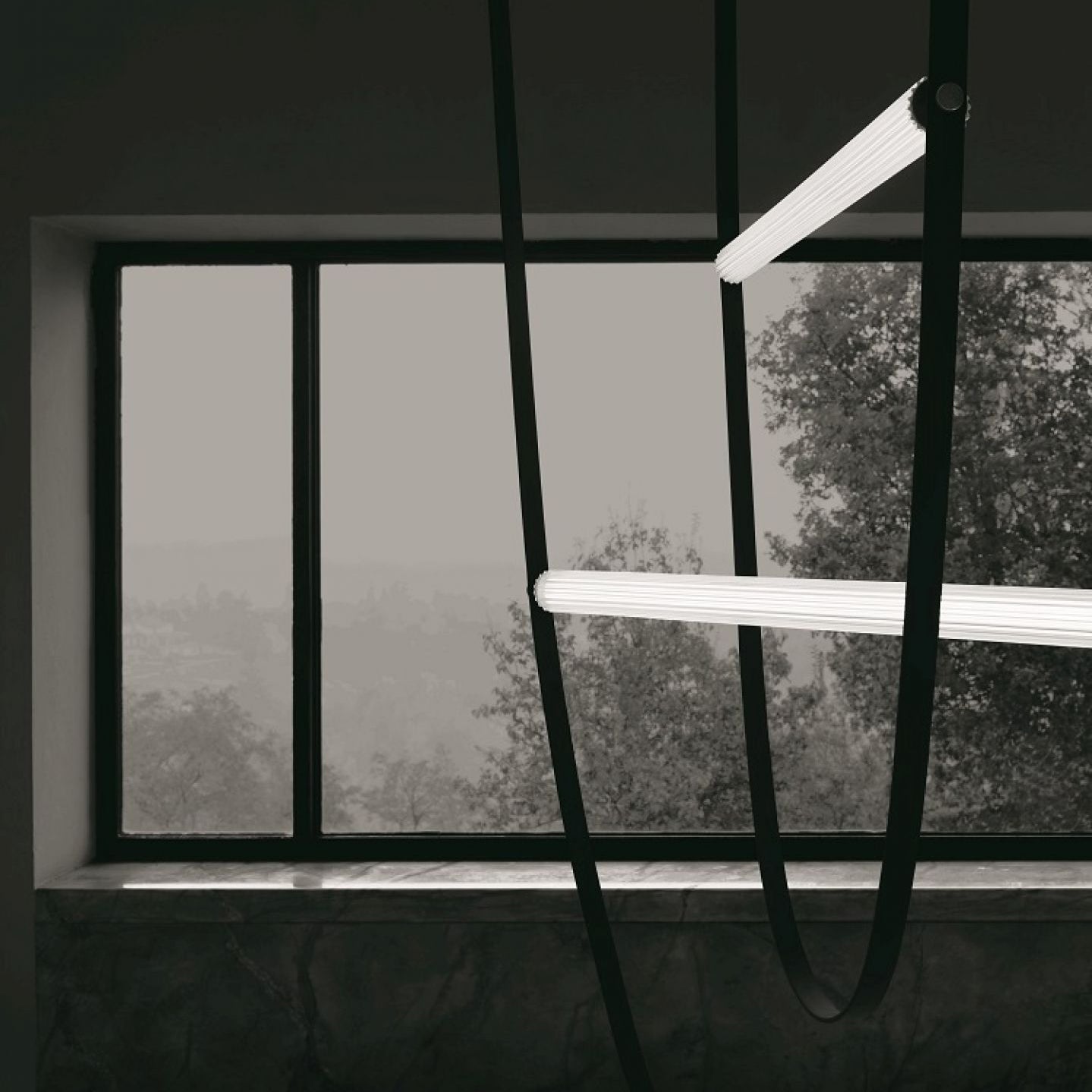 Suspension filaire