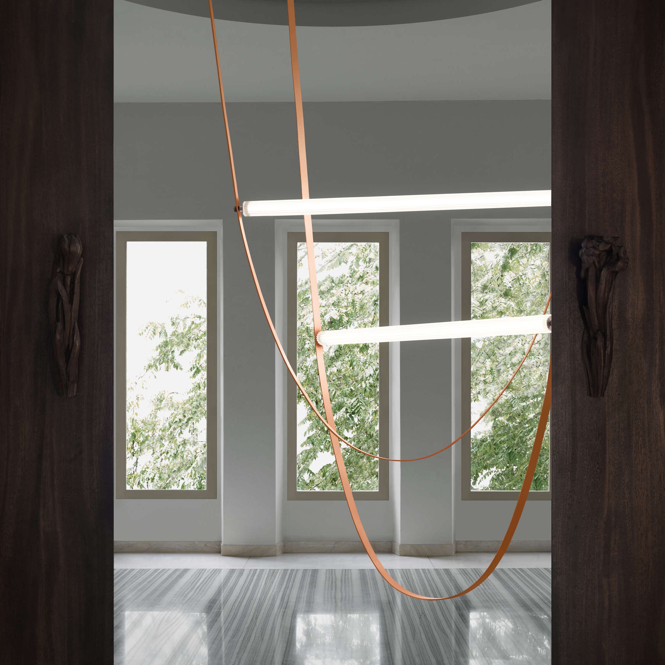 Suspension filaire