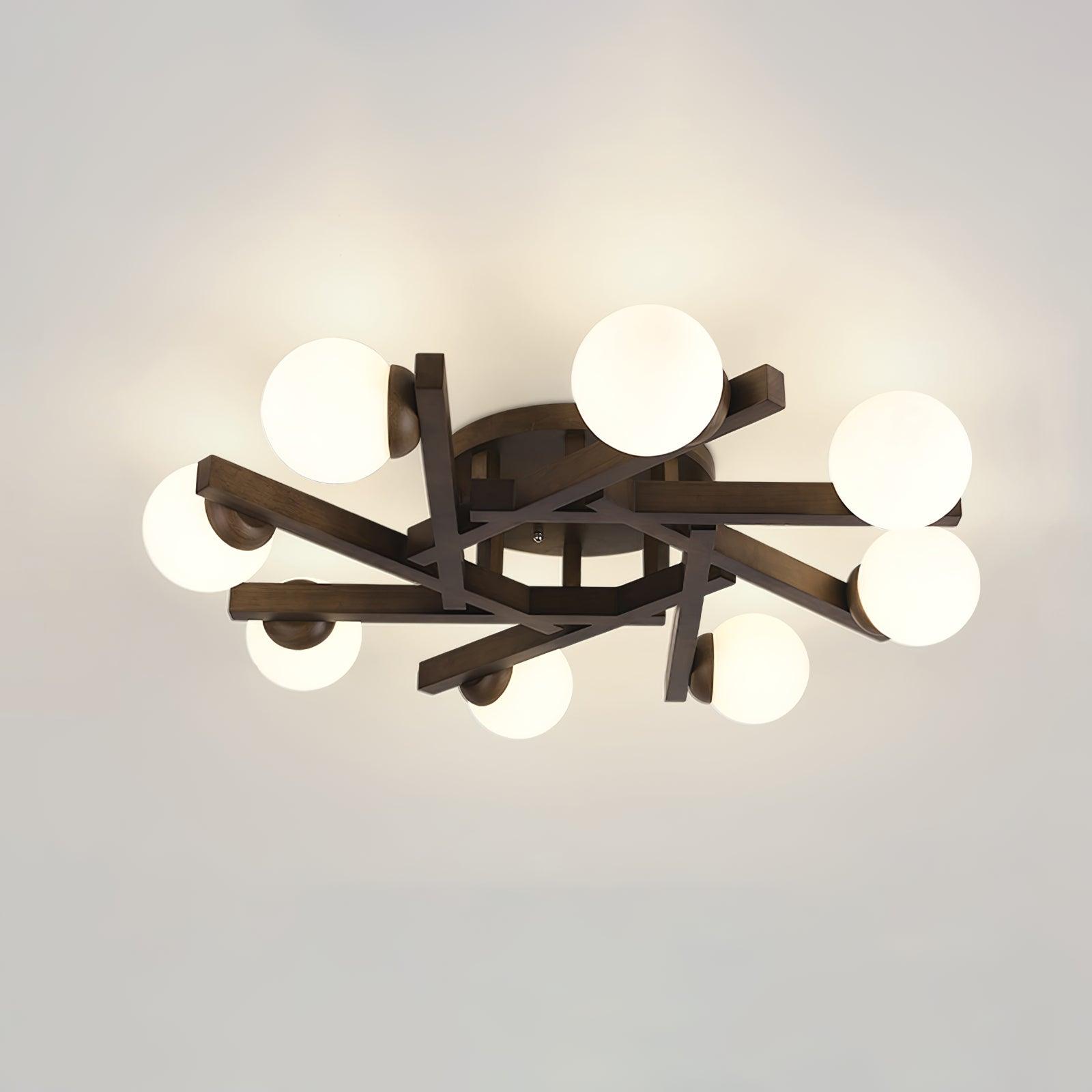 Wood Orin Ceiling Light - Decormote