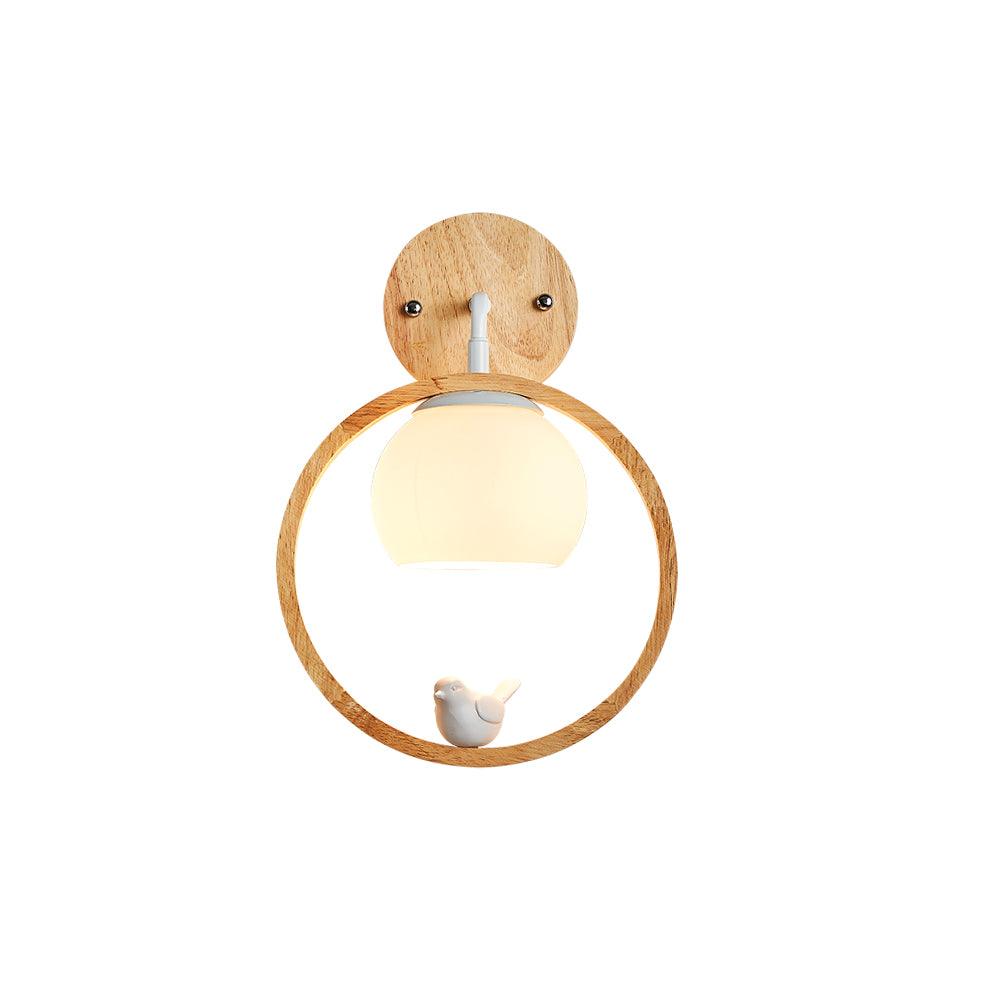 Wood Bird Wall Lamp - Decormote