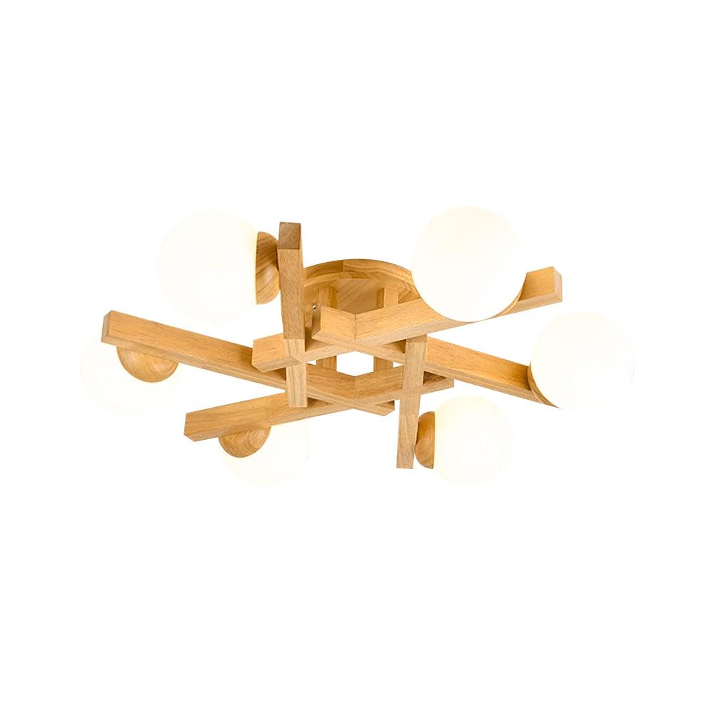 Wood Orin Ceiling Light - Decormote