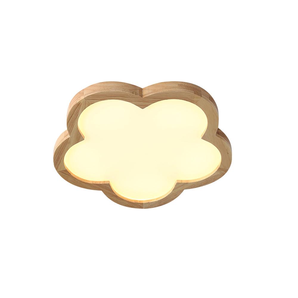 Wooden Flowers Ceiling Lamp - Decormote