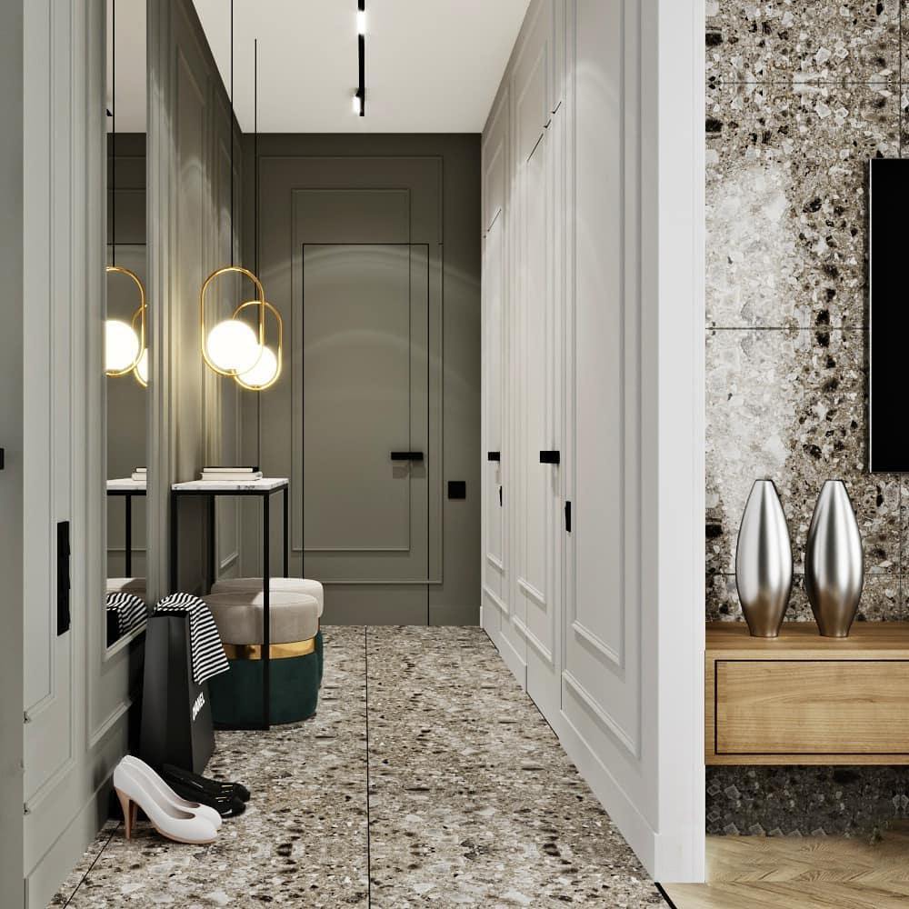 Mila Brass pendant lamp