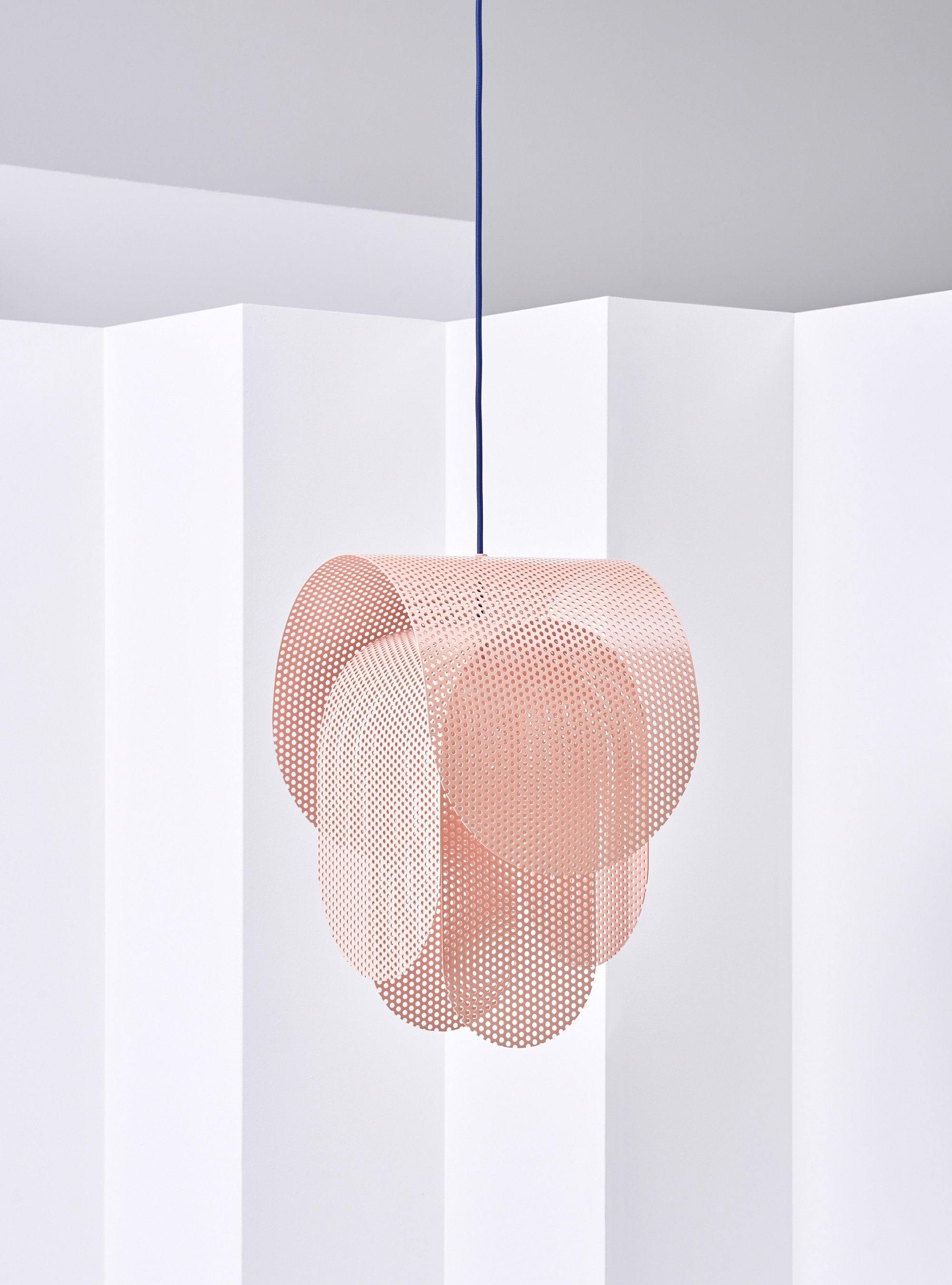 Perforated Metal Pendant Light