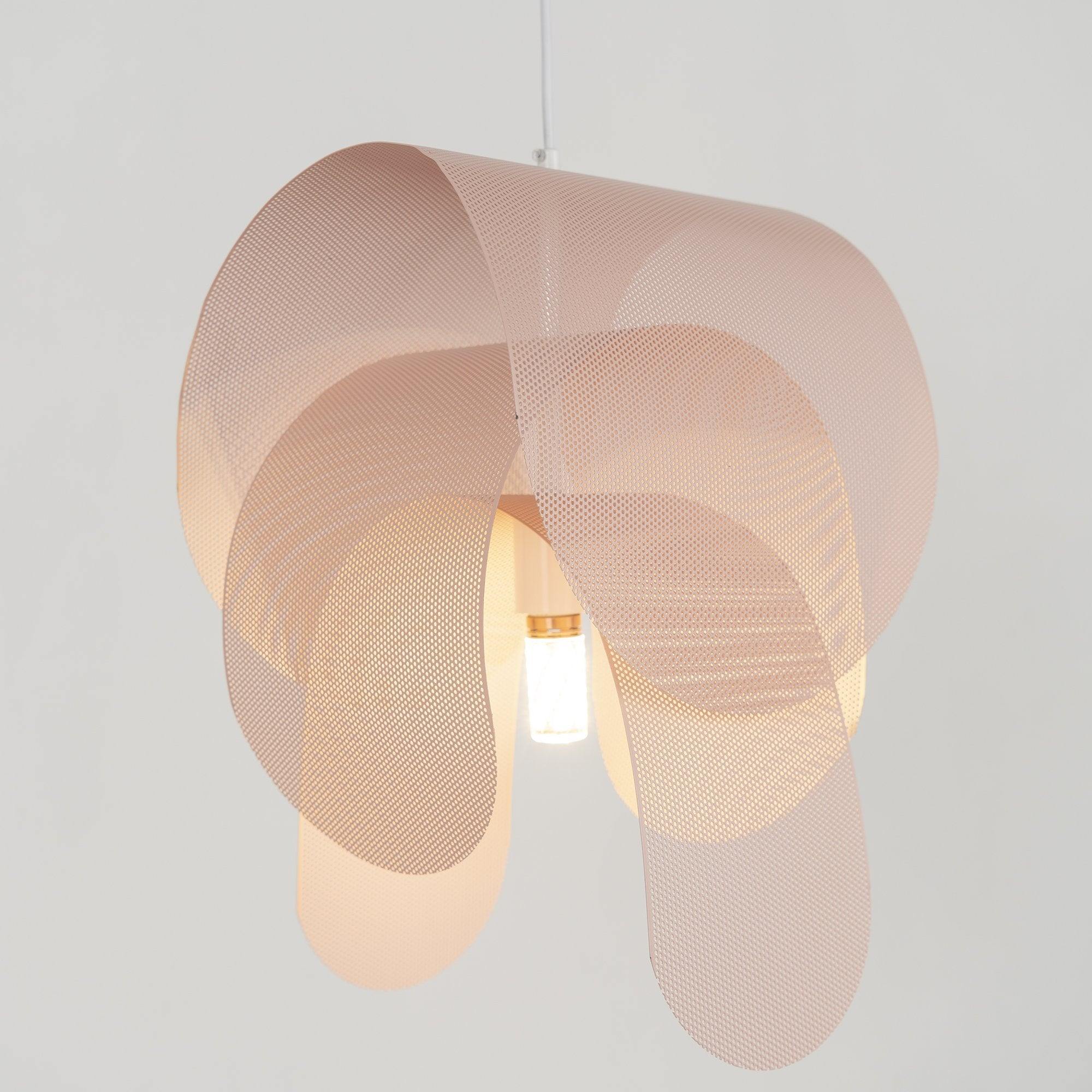 Perforated Metal Pendant Light