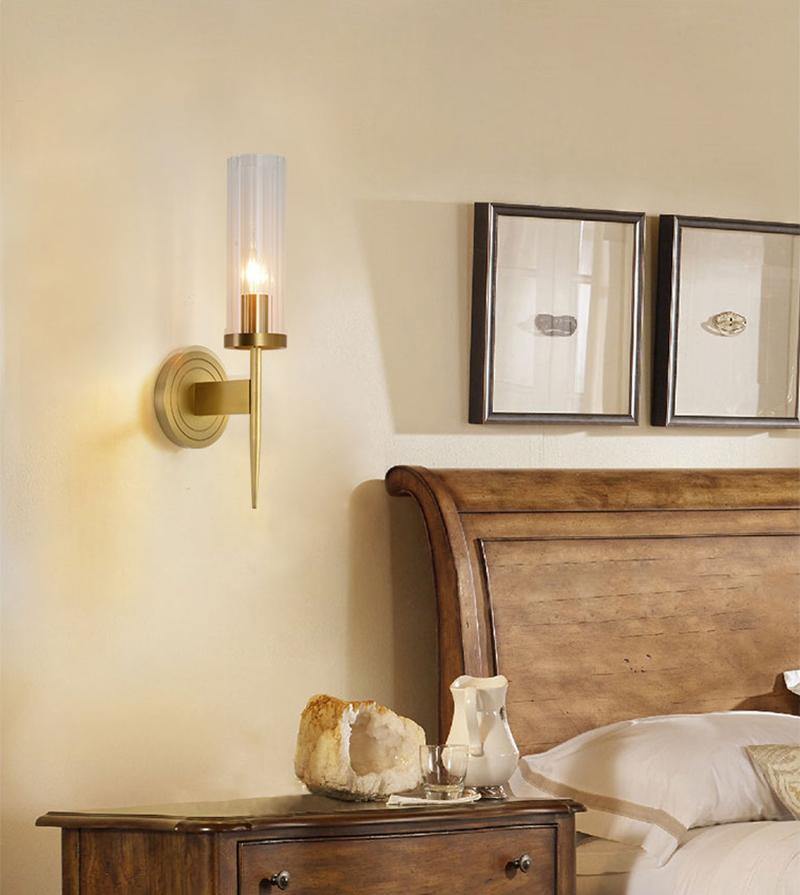 Clear Glass Shade Wall Sconces