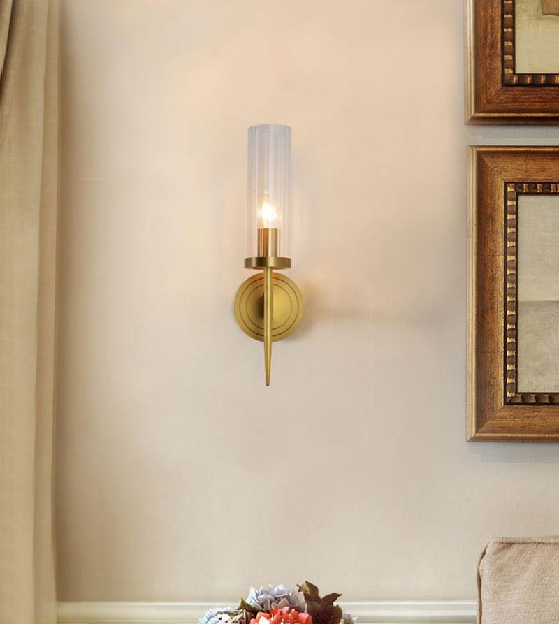 Clear Glass Shade Wall Sconces