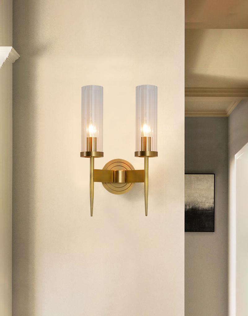 Clear Glass Shade Wall Sconces
