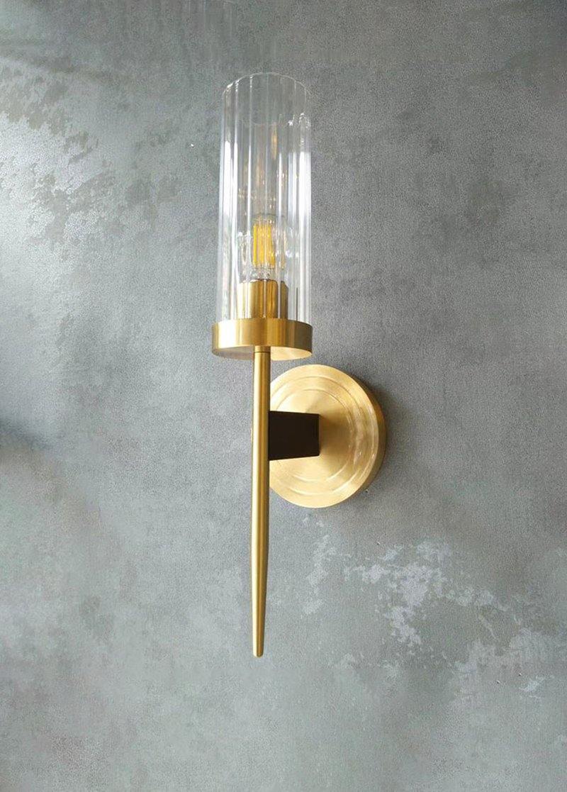 Clear Glass Shade Wall Sconces