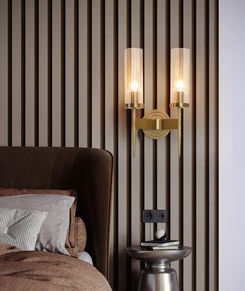 Clear Glass Shade Wall Sconces
