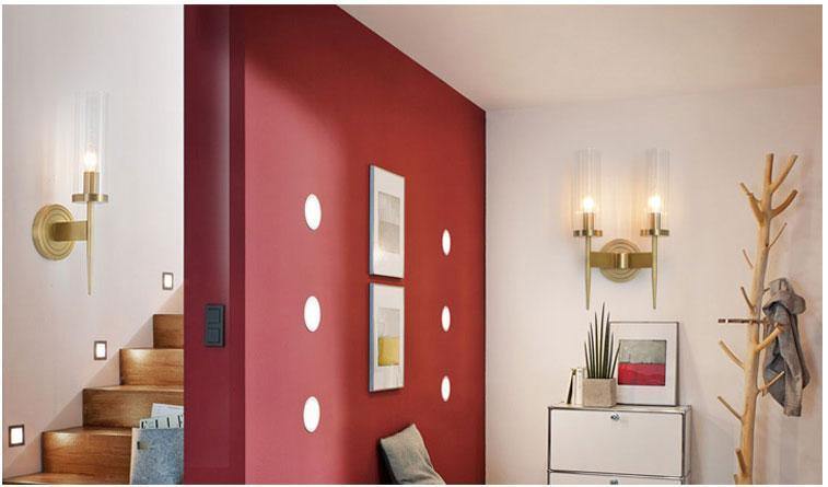 Clear Glass Shade Wall Sconces