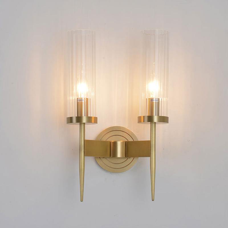 Clear Glass Shade Wall Sconces