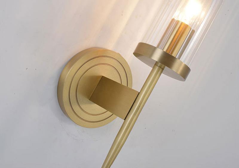 Clear Glass Shade Wall Sconces