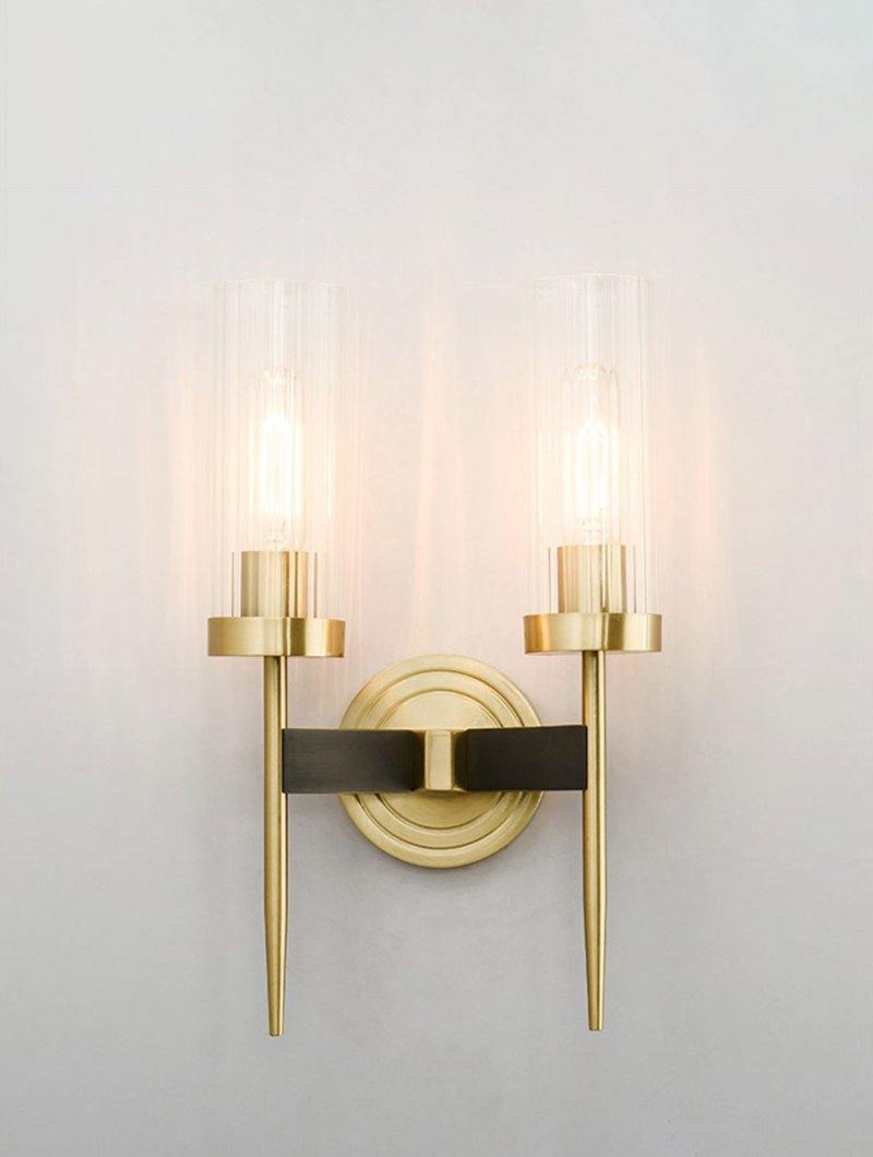 Clear Glass Shade Wall Sconces
