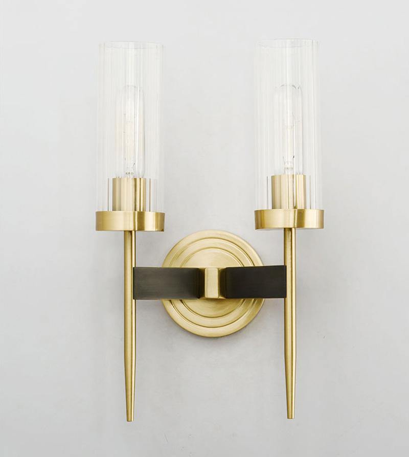 Clear Glass Shade Wall Sconces