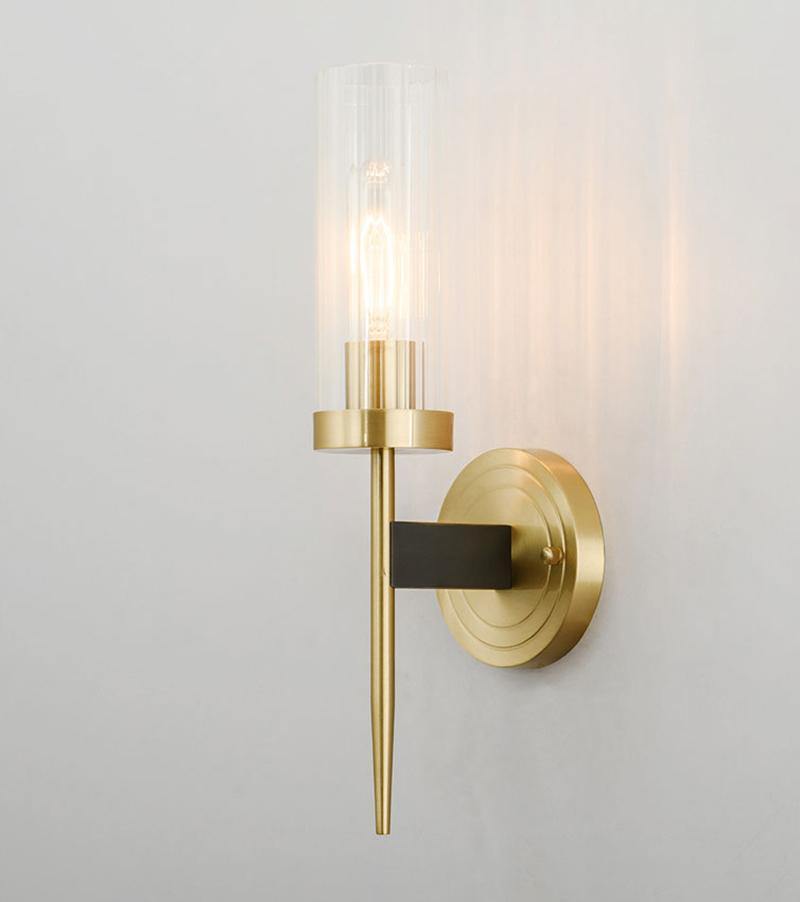Clear Glass Shade Wall Sconces