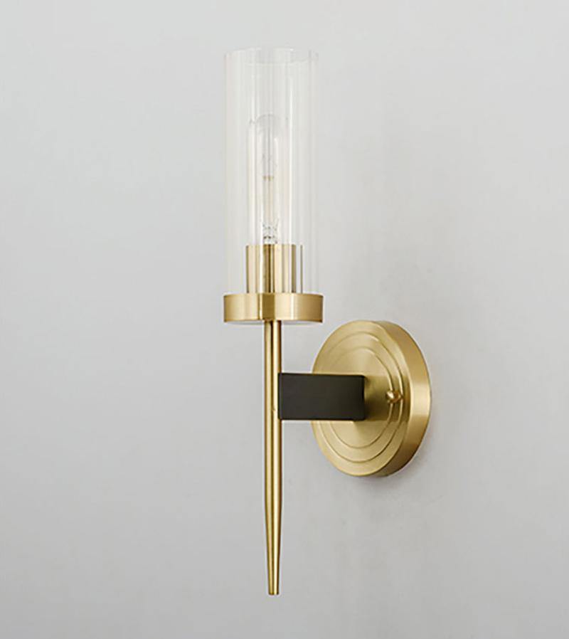 Clear Glass Shade Wall Sconces