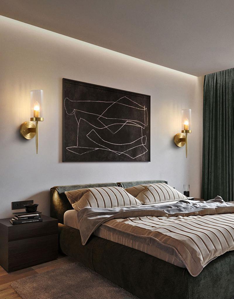 Clear Glass Shade Wall Sconces