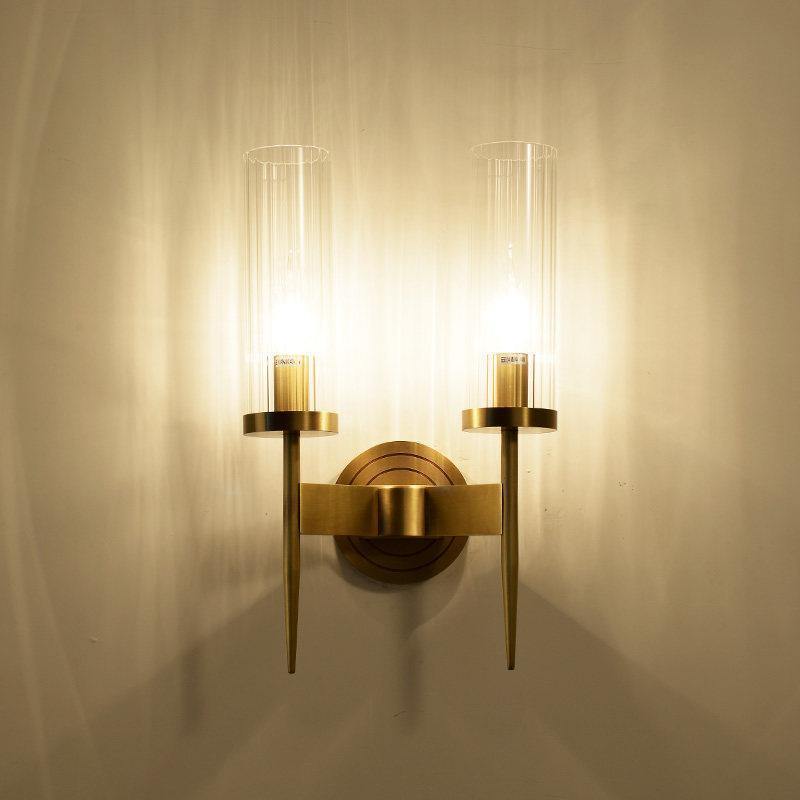 Clear Glass Shade Wall Sconces