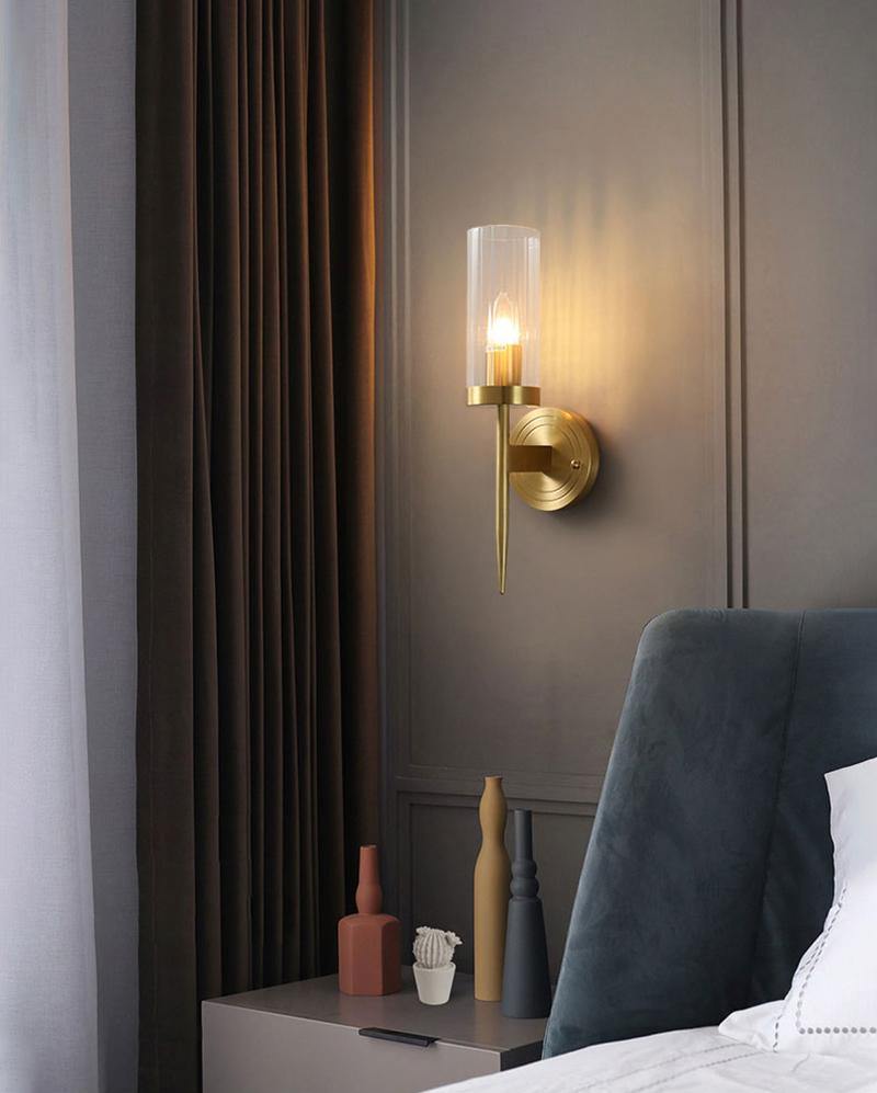 Clear Glass Shade Wall Sconces