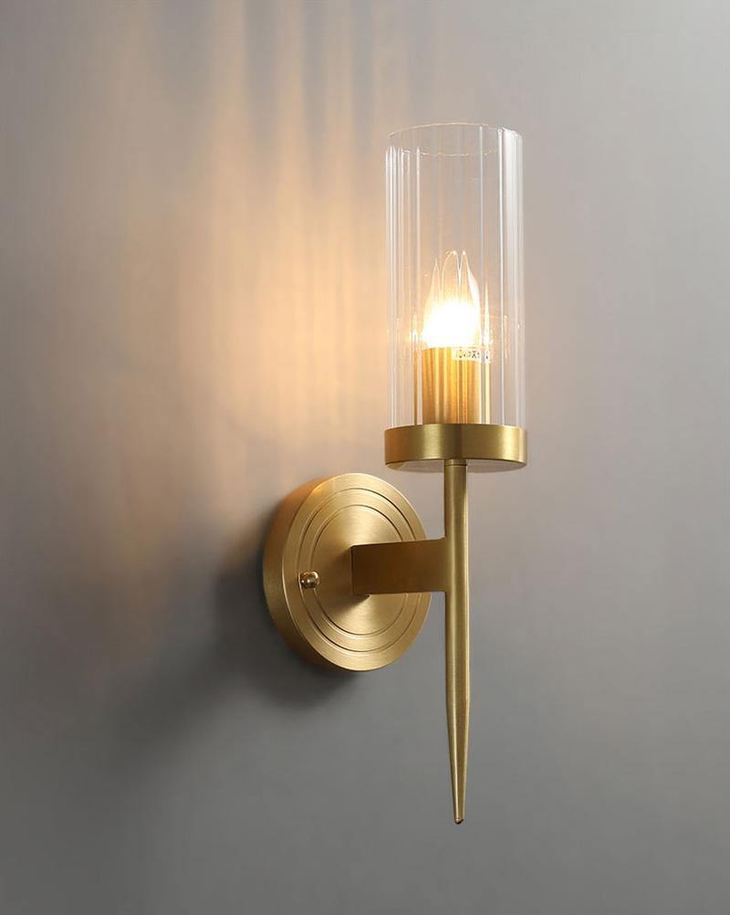 Clear Glass Shade Wall Sconces