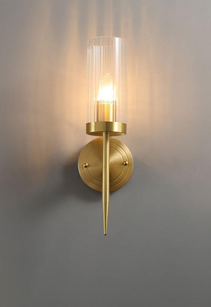 Clear Glass Shade Wall Sconces