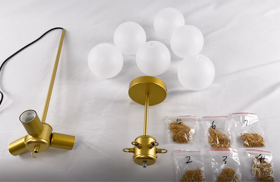 ☁️ Create a dreamy home: A complete guide to installing the Cloud Chandelier.