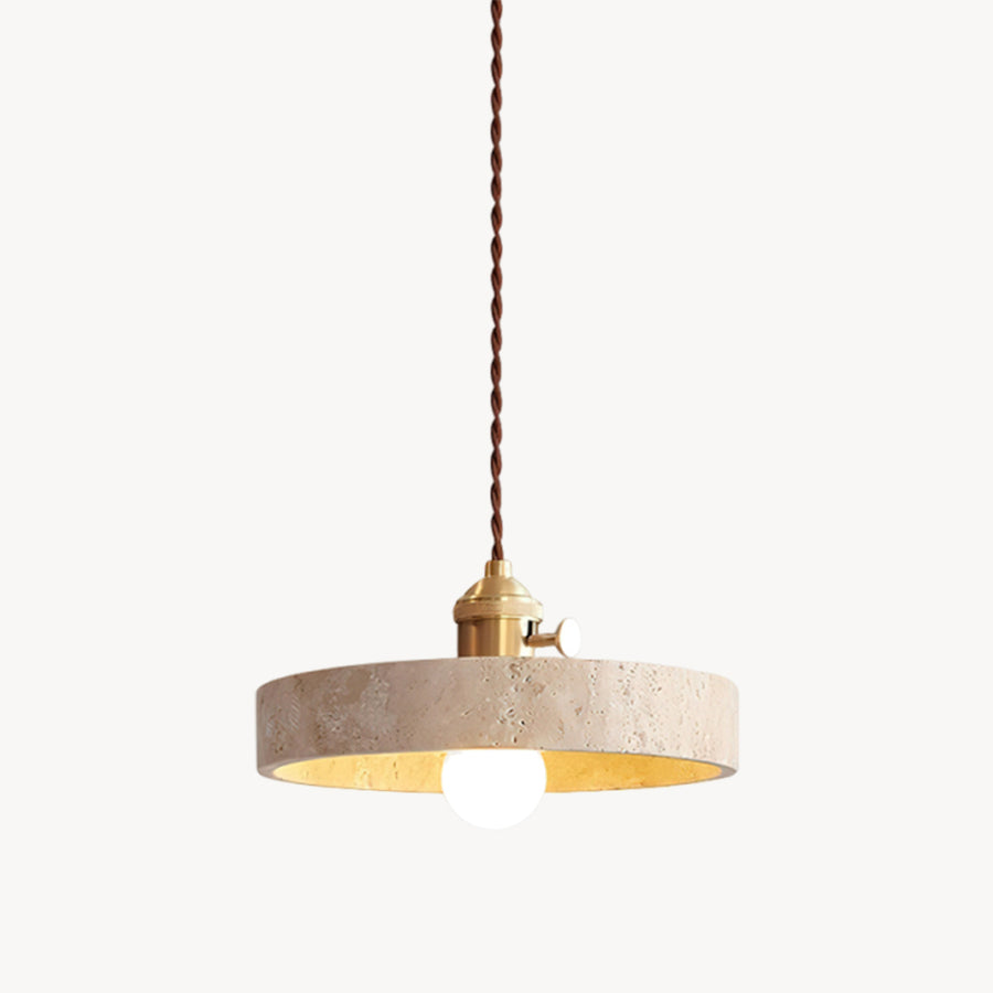 Sumit Travertine Pendant Light