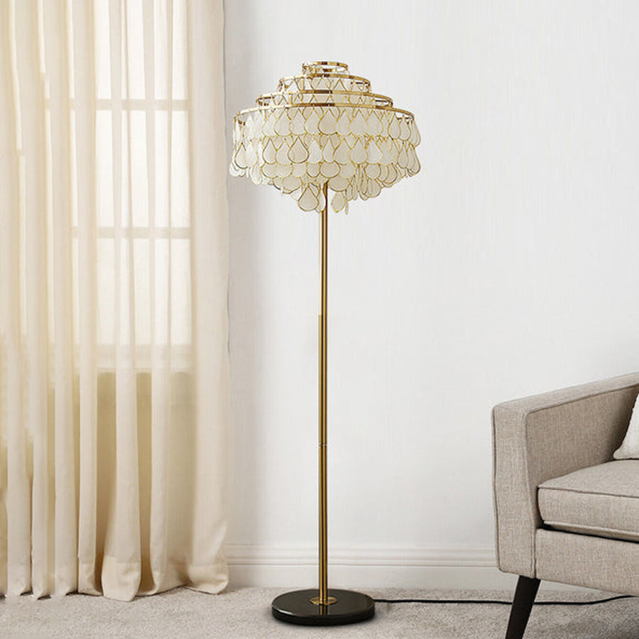 Abbington Shell Floor Lamp – detail 2