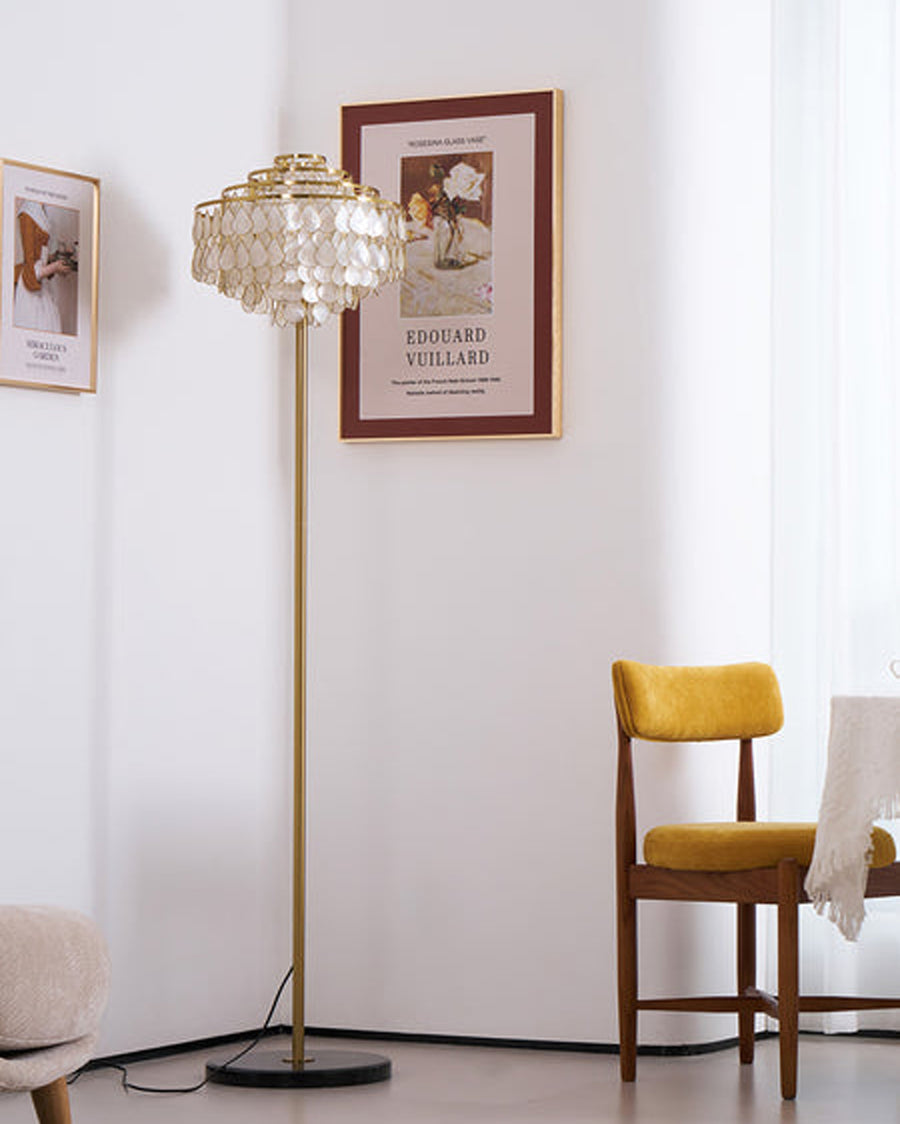 Abbington Shell Floor Lamp – detail 6