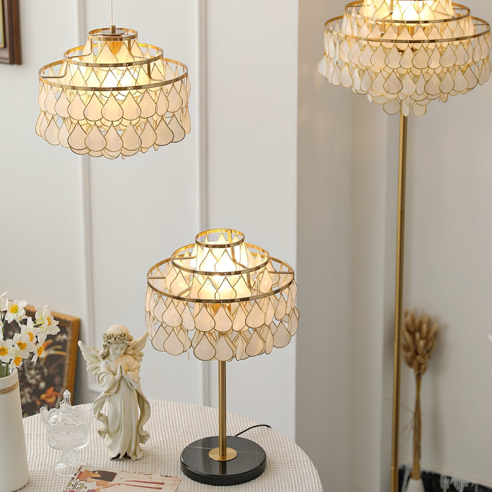 Abbington Shell Table lamp