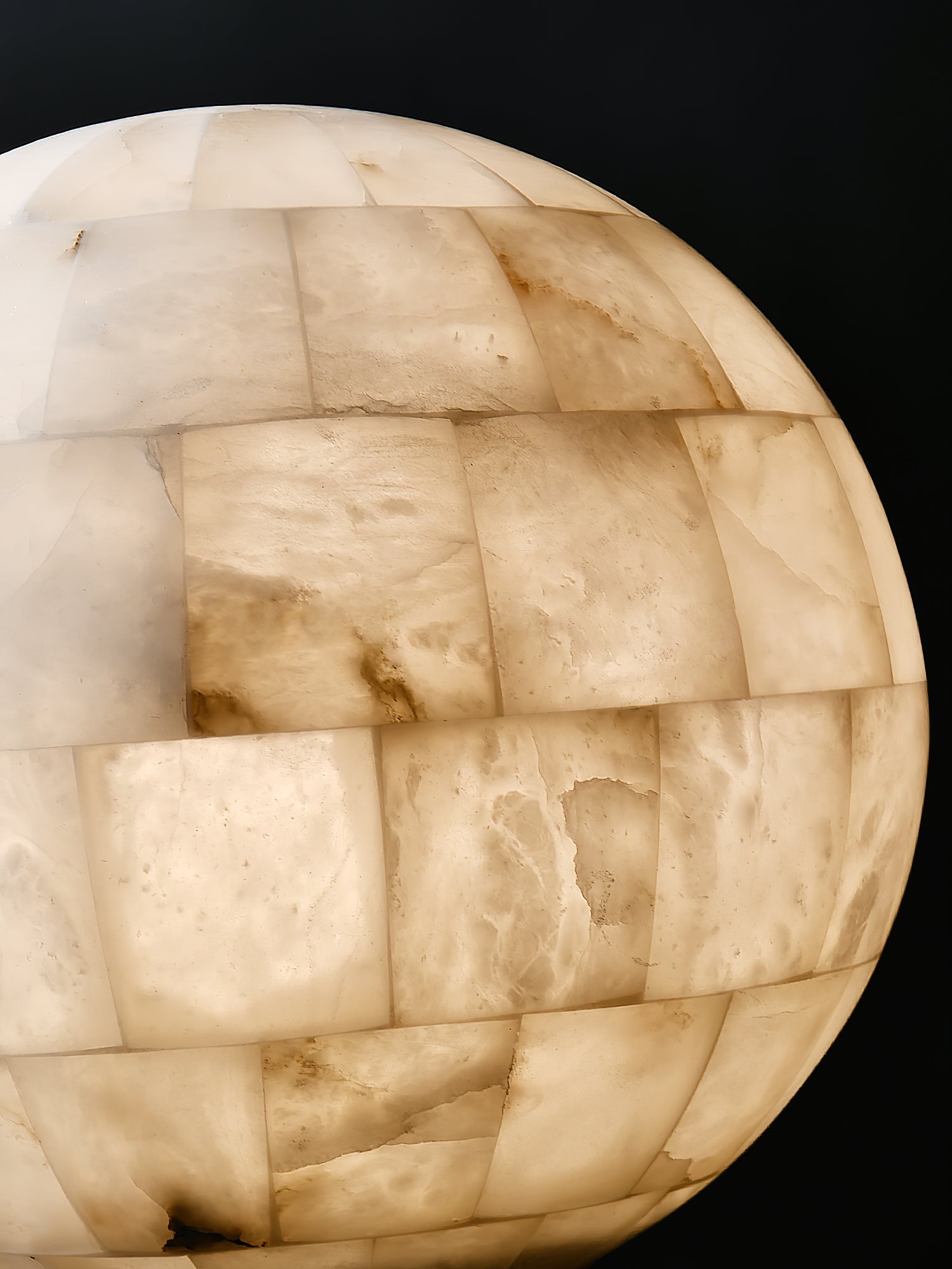 Alabaster Globe Pendant Lamp