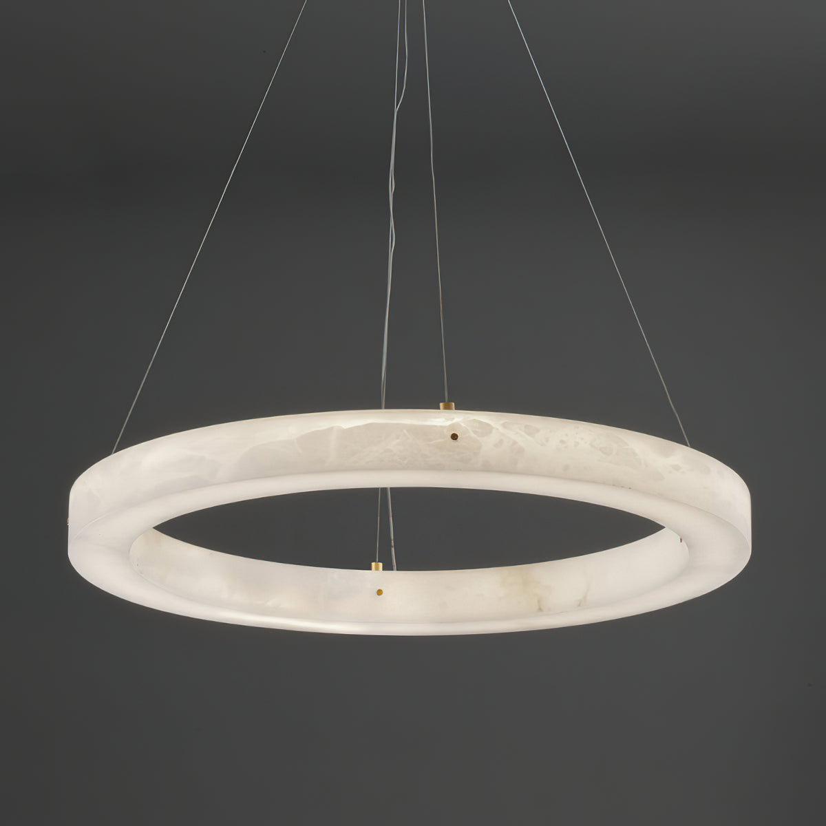Alabaster Ring Chandeliers