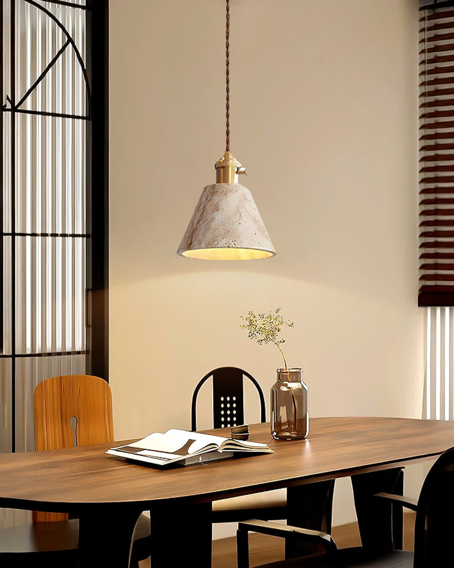 Alagusmo Travertine Pendant Light – detail 3