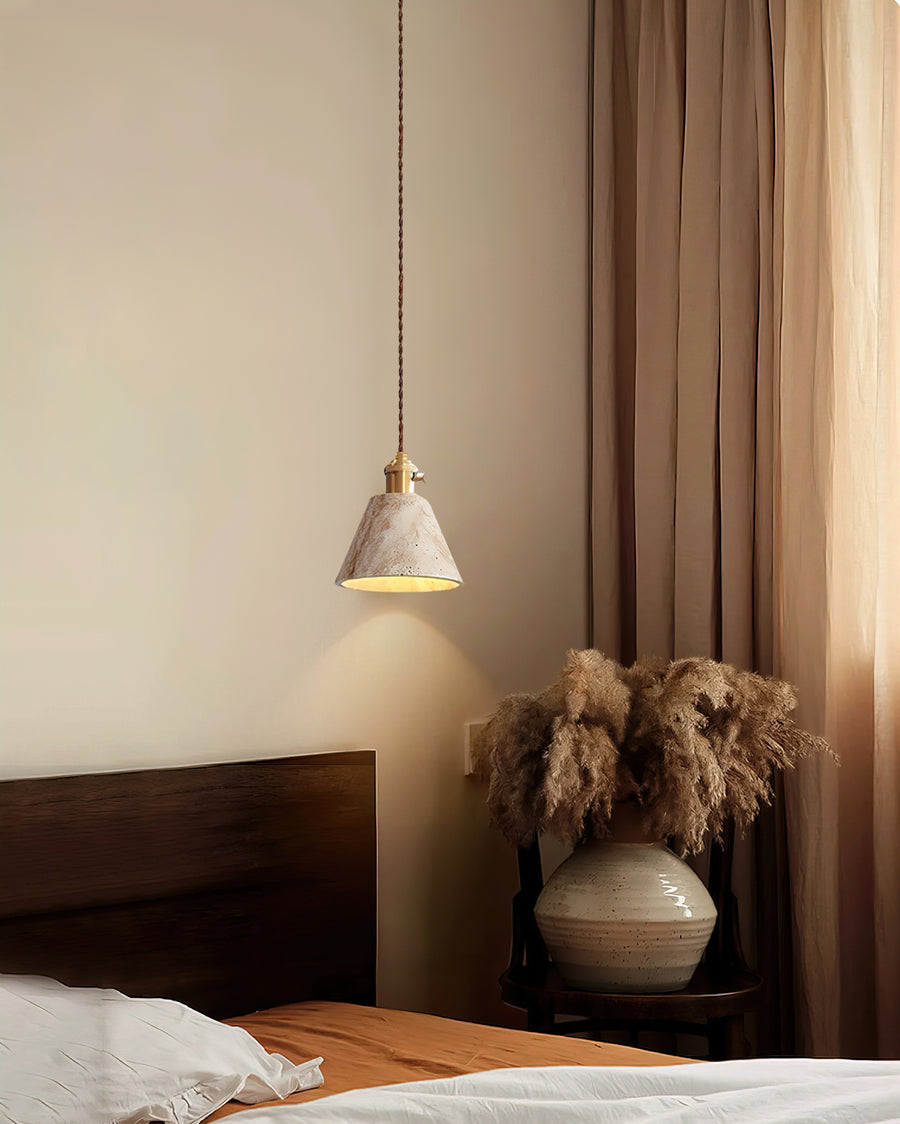 Alagusmo Travertine Pendant Light – detail 6