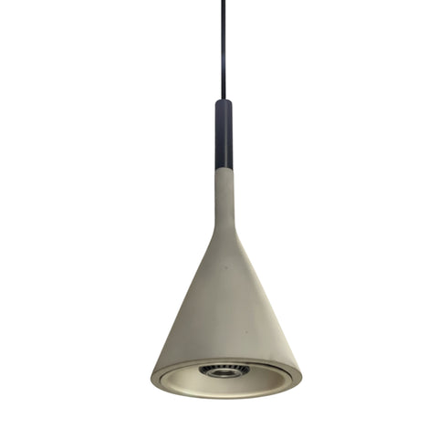 1 luce Versione Cemento ∅ 5.9″ x H 13.8″