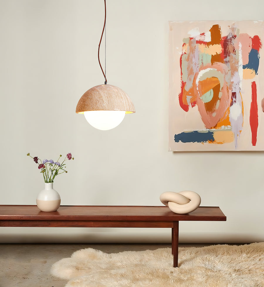Aslo Travertine Pendant Lamp – detail 4