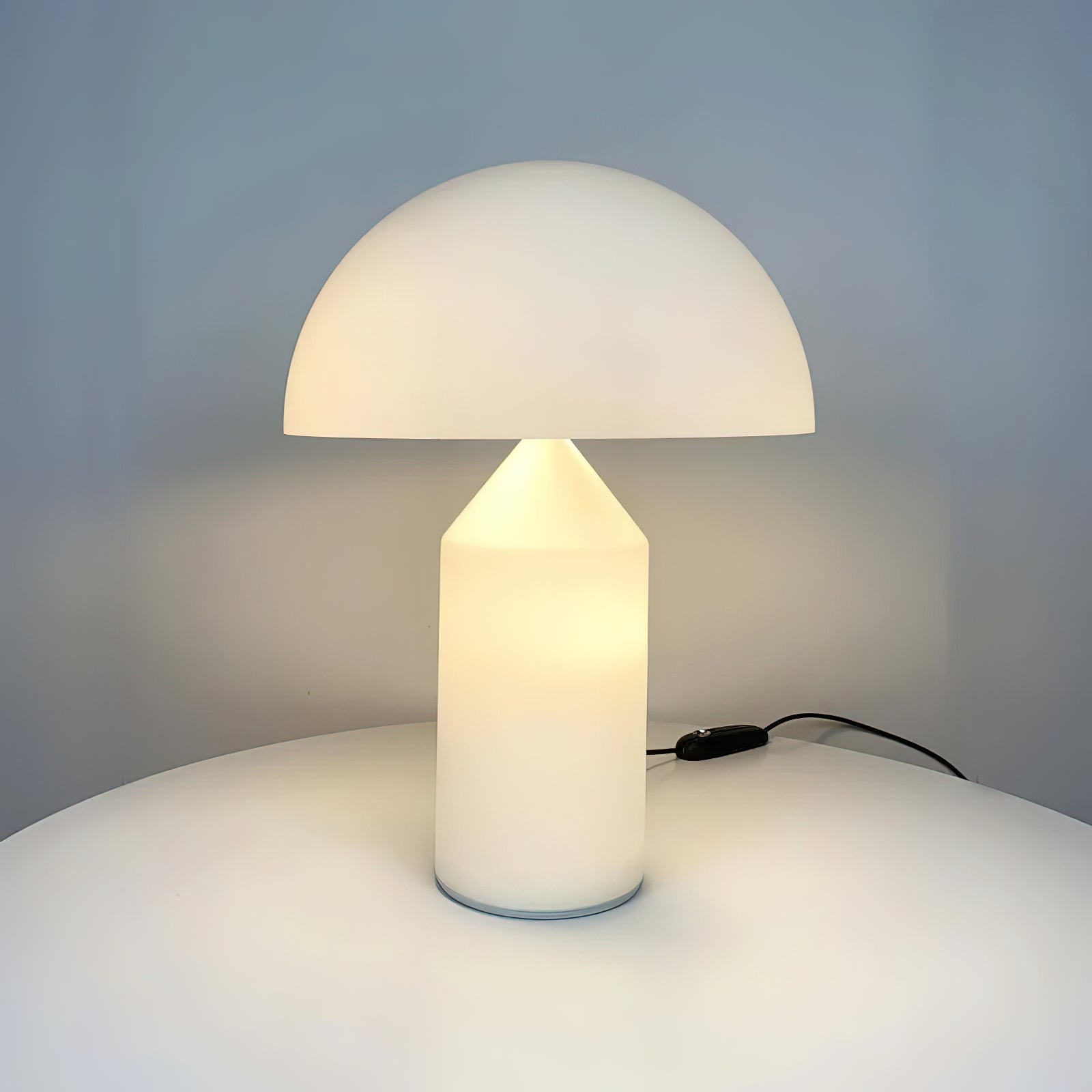 Lámpara de mesa de cristal Atollo