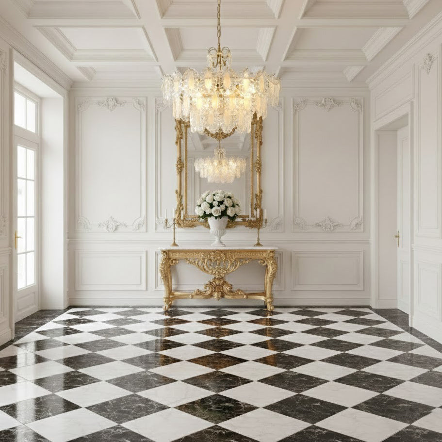 Aura Wave Pearl Chandelier