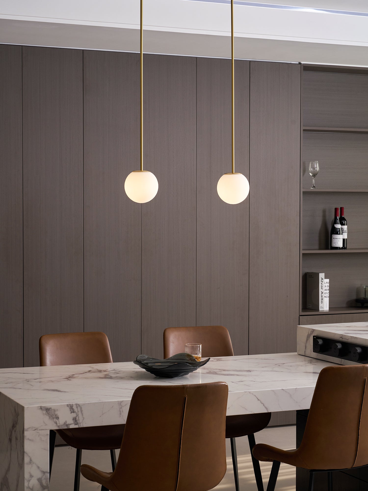 Brass Architectural Collection Pendants