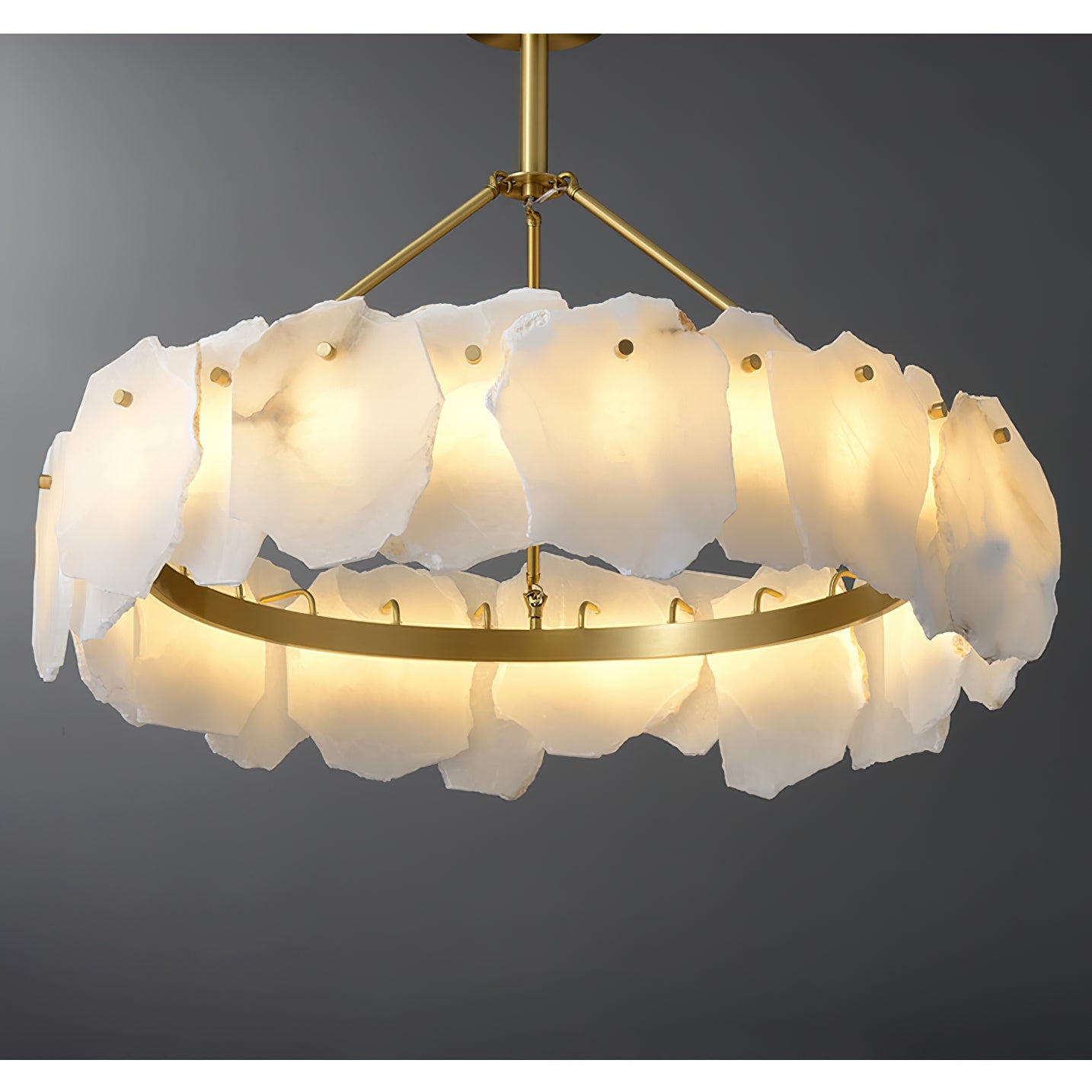 Burton Alabaster Chandelier