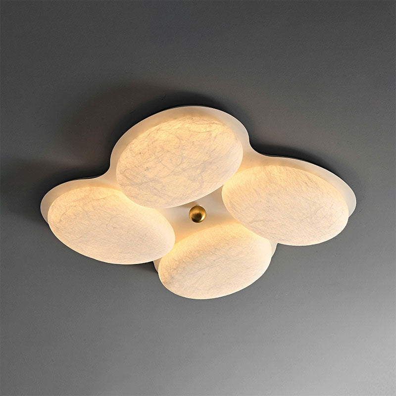 Calista Silk Flush Mount Ceiling Light