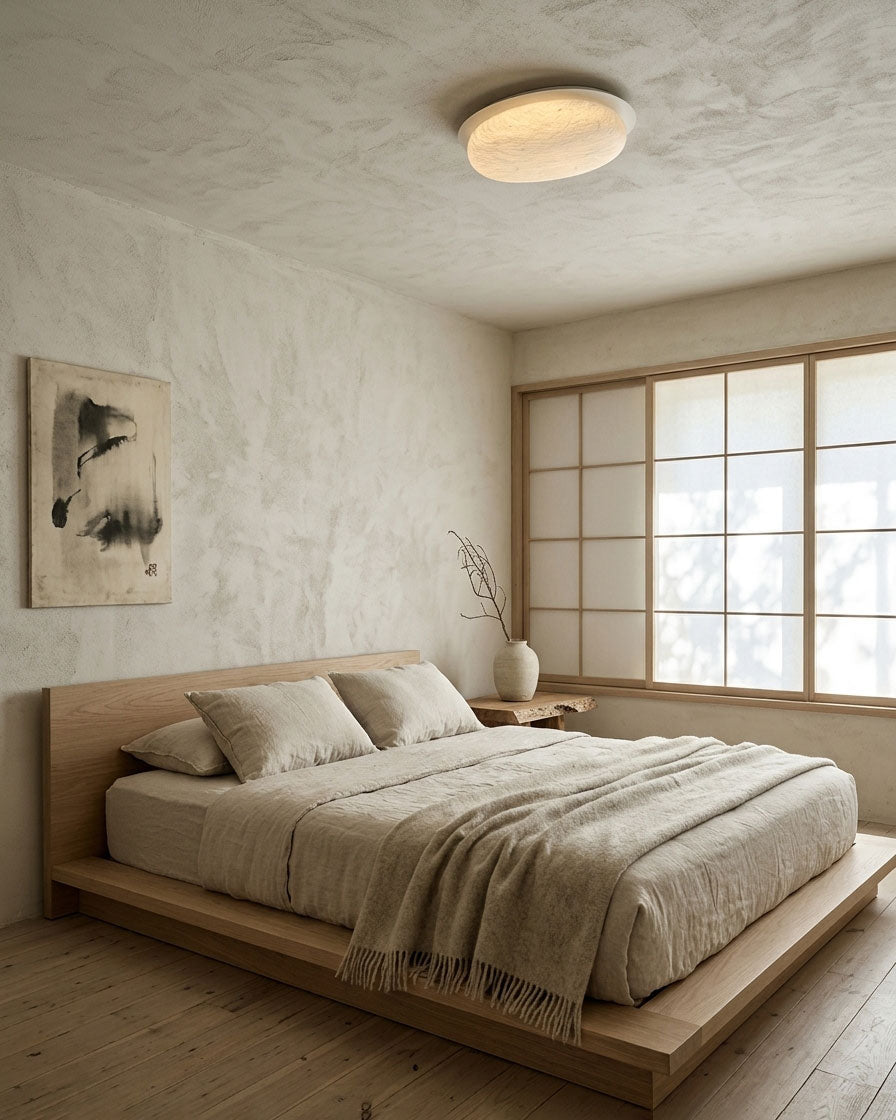 Calista Silk Flush Mount Ceiling Light