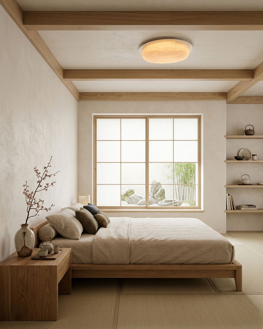 Calista Silk Flush Mount Ceiling Light