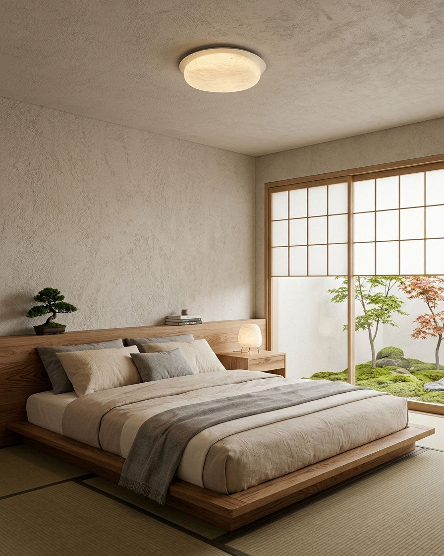 Calista Silk Flush Mount Ceiling Light