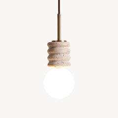 Candeeiro Travertine Pendant Light